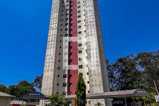 Fachada do bloco de apartamento à venda com 2 quartos, 55m² em Jardim do Estádio, Santo André