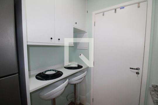 Cozinha de kitnet/studio para alugar com 1 quarto, 30m² em Santana, São Paulo