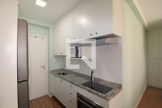 Cozinha de kitnet/studio para alugar com 1 quarto, 30m² em Santana, São Paulo