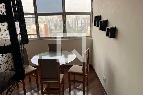 Sala de apartamento para alugar com 1 quarto, 90m² em Vila Clementino, São Paulo
