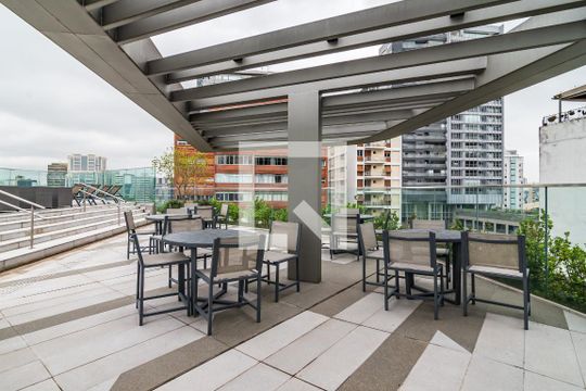 Área comum de apartamento para alugar com 1 quarto, 66m² em Pinheiros, São Paulo
