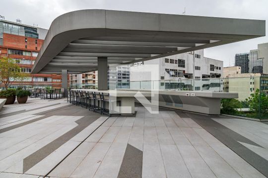 Área comum de apartamento para alugar com 1 quarto, 66m² em Pinheiros, São Paulo