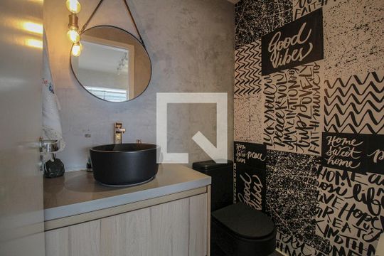 Lavabo de apartamento à venda com 1 quarto, 64m² em Jardim da Gloria, São Paulo
