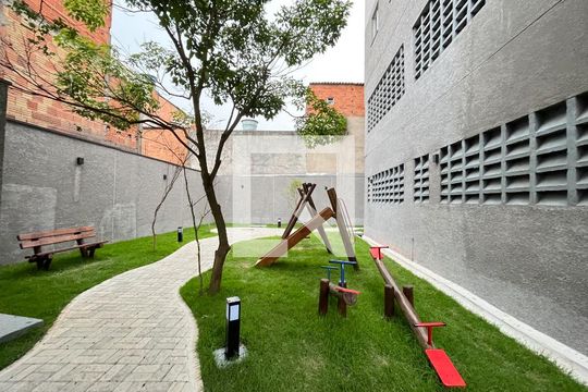 Área comum - Playground de apartamento para alugar com 1 quarto, 27m² em Vila Campestre, São Paulo