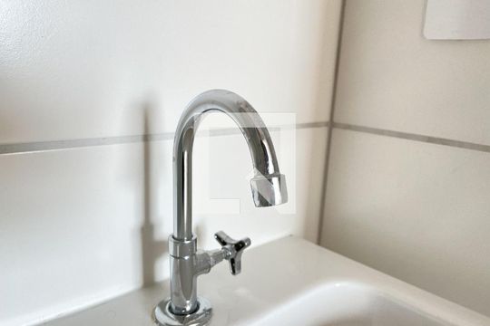 Banheiro da Suíte de apartamento para alugar com 1 quarto, 27m² em Vila Campestre, São Paulo