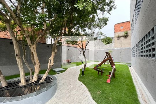 Área comum - Playground de apartamento para alugar com 1 quarto, 27m² em Vila Campestre, São Paulo