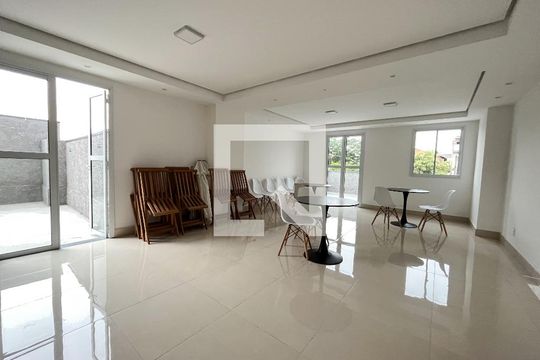 Área comum - Salão de festas de apartamento para alugar com 1 quarto, 27m² em Vila Campestre, São Paulo