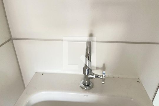 Banheiro da Suíte de apartamento para alugar com 1 quarto, 27m² em Vila Campestre, São Paulo