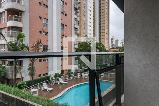 Varanda de apartamento para alugar com 1 quarto, 40m² em Pinheiros, São Paulo