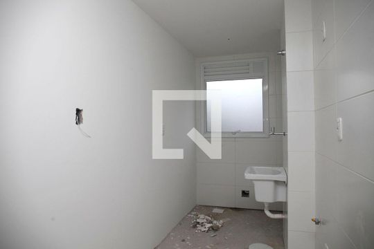 Cozinha + Área de Serviço de apartamento à venda com 1 quarto, 53m² em São João, Porto Alegre