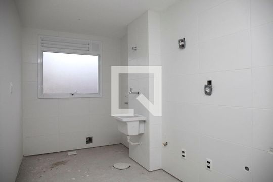 Cozinha + Área de Serviço de apartamento à venda com 2 quartos, 83m² em São João, Porto Alegre
