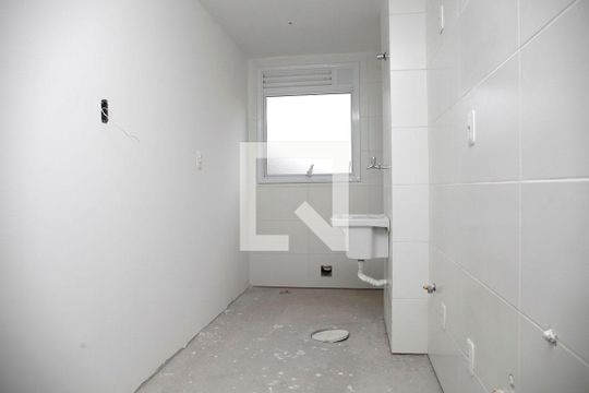 Cozinha + Área de Serviço de apartamento à venda com 1 quarto, 53m² em São João, Porto Alegre
