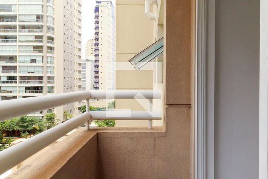 Quarto - Varanda de apartamento para alugar com 1 quarto, 47m² em Pinheiros, São Paulo