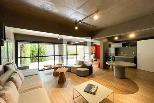 Área comum de apartamento à venda com 1 quarto, 70m² em Vila Pompéia, São Paulo