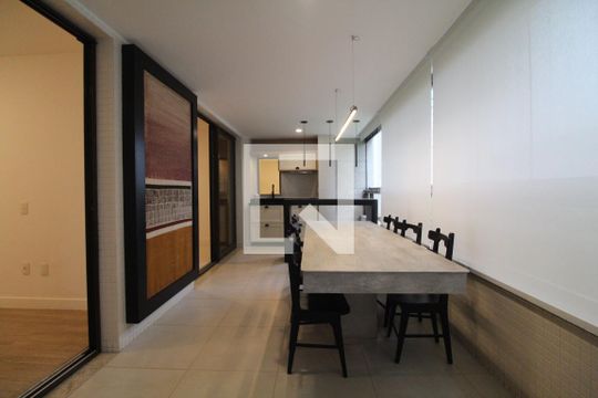 Varanda da Sala de apartamento para alugar com 3 quartos, 134m² em Barra da Tijuca, Rio de Janeiro