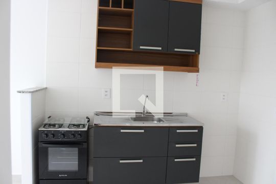 Cozinha de apartamento à venda com 1 quarto, 27m² em Barra Funda, São Paulo