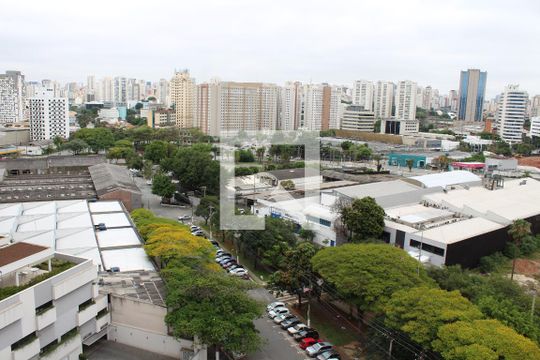 Vista da Sala de apartamento à venda com 1 quarto, 27m² em Barra Funda, São Paulo