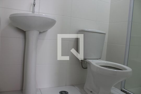 Banheiro da Suíte de apartamento à venda com 1 quarto, 27m² em Barra Funda, São Paulo