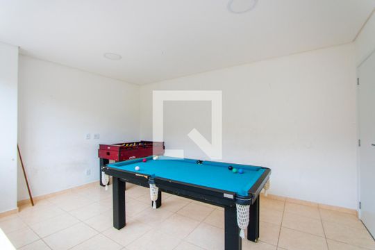 Área comum - Espaço de jogos de apartamento à venda com 2 quartos, 54m² em Vila Humaitá, Santo André