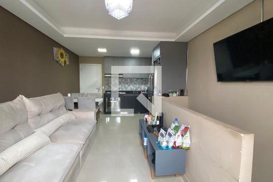 Sala de apartamento para alugar com 1 quarto, 55m² em Bethaville I, Barueri