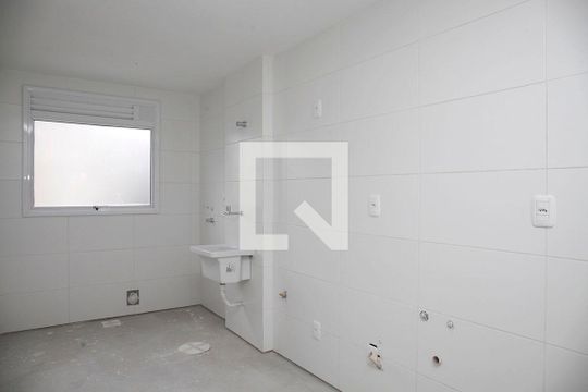 Cozinha + Área de Serviço de apartamento à venda com 2 quartos, 83m² em São João, Porto Alegre