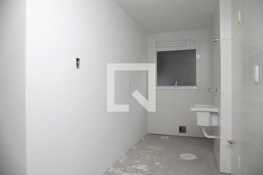 Cozinha + Área de Serviço de apartamento à venda com 1 quarto, 53m² em São João, Porto Alegre