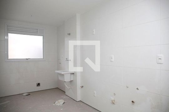 Cozinha + Área de Serviço de apartamento à venda com 2 quartos, 83m² em São João, Porto Alegre