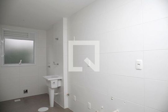 Cozinha + Área de Serviço de apartamento à venda com 1 quarto, 53m² em São João, Porto Alegre