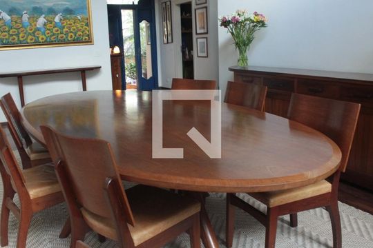 Sala de Jantar de casa para alugar com 6 quartos, 560m² em Vila Tramontano, São Paulo