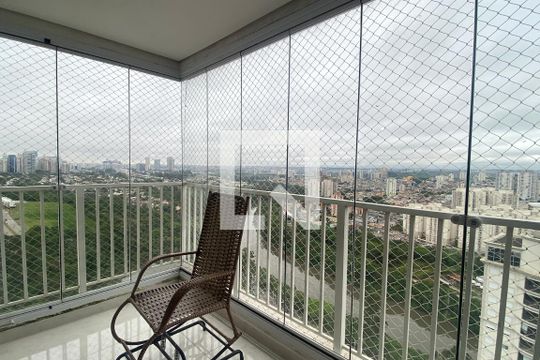 Varanda da Sala de apartamento para alugar com 2 quartos, 59m² em Alphaville Empresarial, Barueri