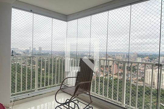 Varanda da Sala de apartamento para alugar com 2 quartos, 59m² em Alphaville Empresarial, Barueri