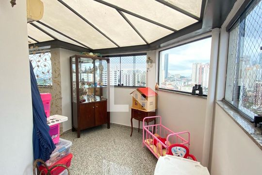 Varanda Sala  de apartamento à venda com 3 quartos, 196m² em Vila Regente Feijó, São Paulo