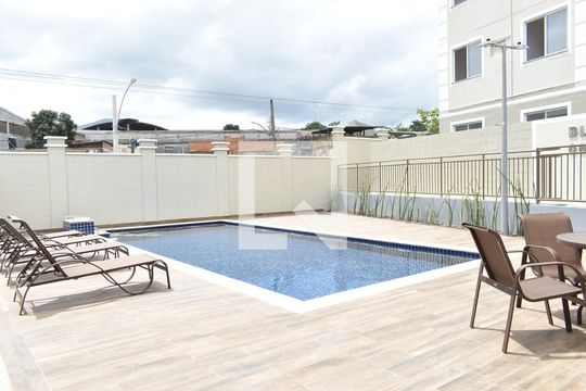 Área comum de apartamento para alugar com 2 quartos, 42m² em Campo Grande, Rio de Janeiro