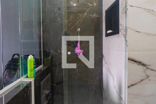 Banheiro da Suíte 1 Detalhe de casa de condomínio à venda com 2 quartos, 60m² em Vila Santa Catarina, São Paulo