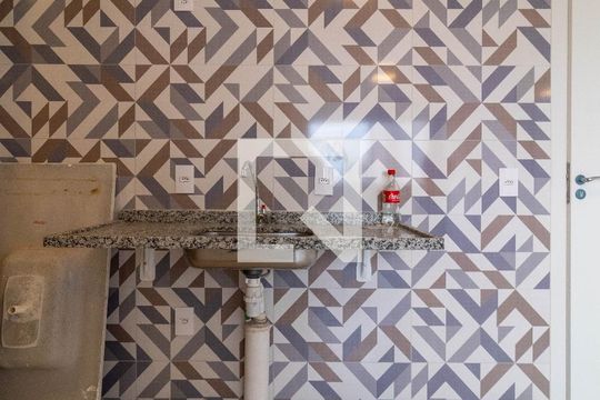 Cozinha de apartamento à venda com 2 quartos, 35m² em Várzea da Barra Funda, São Paulo