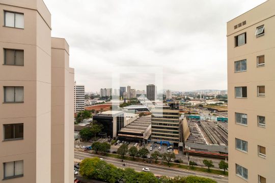 Vista da Sala de apartamento à venda com 2 quartos, 35m² em Várzea da Barra Funda, São Paulo