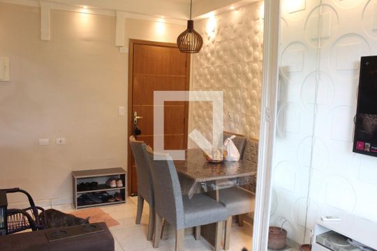 Sala de apartamento para alugar com 2 quartos, 59m² em Vila Voturuá, São Vicente