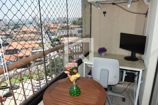 Varanda da Sala de apartamento à venda com 3 quartos, 85m² em Jardim Santa Cruz (campo Grande), São Paulo