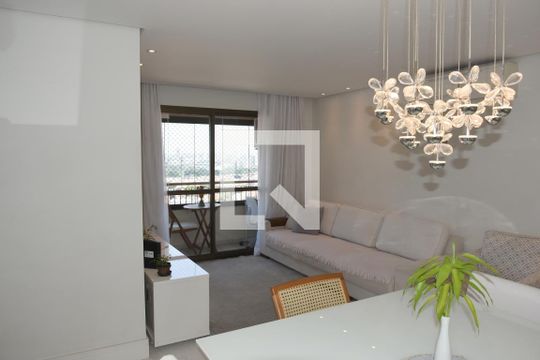 Sala de apartamento à venda com 3 quartos, 85m² em Jardim Santa Cruz (campo Grande), São Paulo