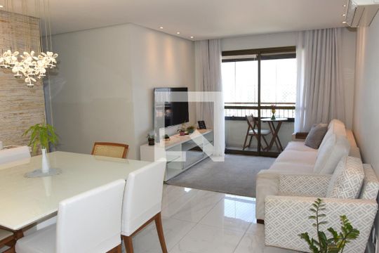 Sala de apartamento à venda com 3 quartos, 85m² em Jardim Santa Cruz (campo Grande), São Paulo