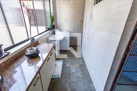 Area de serviço de apartamento à venda com 4 quartos, 150m² em Dona Clara, Belo Horizonte