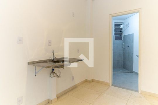 Cozinha de kitnet/studio para alugar com 1 quarto, 28m² em Santa Cecilia, São Paulo