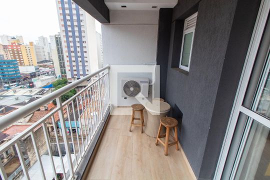 Sacada da Sala de apartamento para alugar com 1 quarto, 40m² em Centro, Campinas