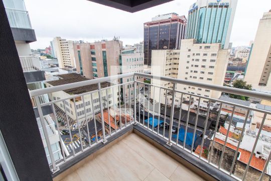 Sacada da Sala de apartamento para alugar com 1 quarto, 40m² em Centro, Campinas