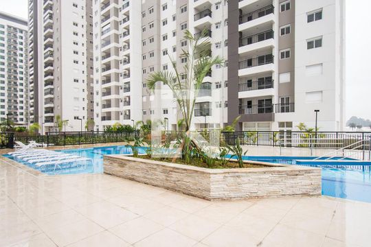 Piscina de apartamento para alugar com 2 quartos, 88m² em Campestre, Santo André