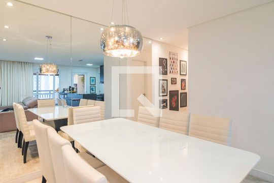 Sala de apartamento para alugar com 2 quartos, 88m² em Campestre, Santo André