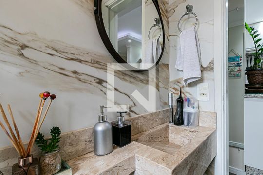 Banheiro de apartamento à venda com 1 quarto, 40m² em Vila Matilde, São Paulo
