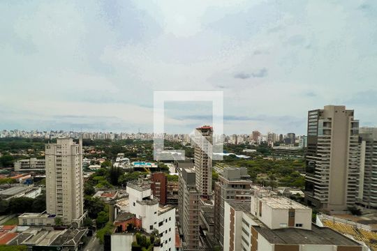 Vista de kitnet/studio à venda com 1 quarto, 27m² em Moema, São Paulo