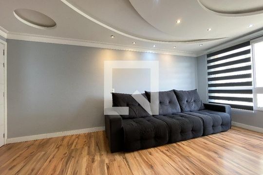 sala  de apartamento à venda com 3 quartos, 76m² em Marechal Rondon, Canoas