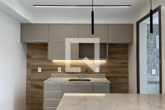 Cozinha de apartamento à venda com 3 quartos, 78m² em Vila Monte Alegre, São Paulo